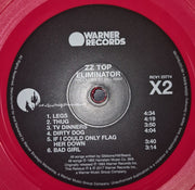 Back Cover 2: ZZ Top – Eliminator (Rocktober 2016 Exclusive Limited Edition Opaque Red LP Vinyl) Vinyl LP | Relix