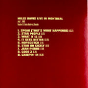 Back Cover 3: Miles Davis – The Bootleg Series Vol. 7: That’s What Happened 1982-1985 (3-CD) CD | Relix