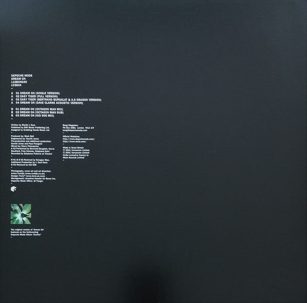 Back Cover 4: Depeche Mode – Exciter (The 12" Singles LP Vinyl) Vinyl LP | Relix