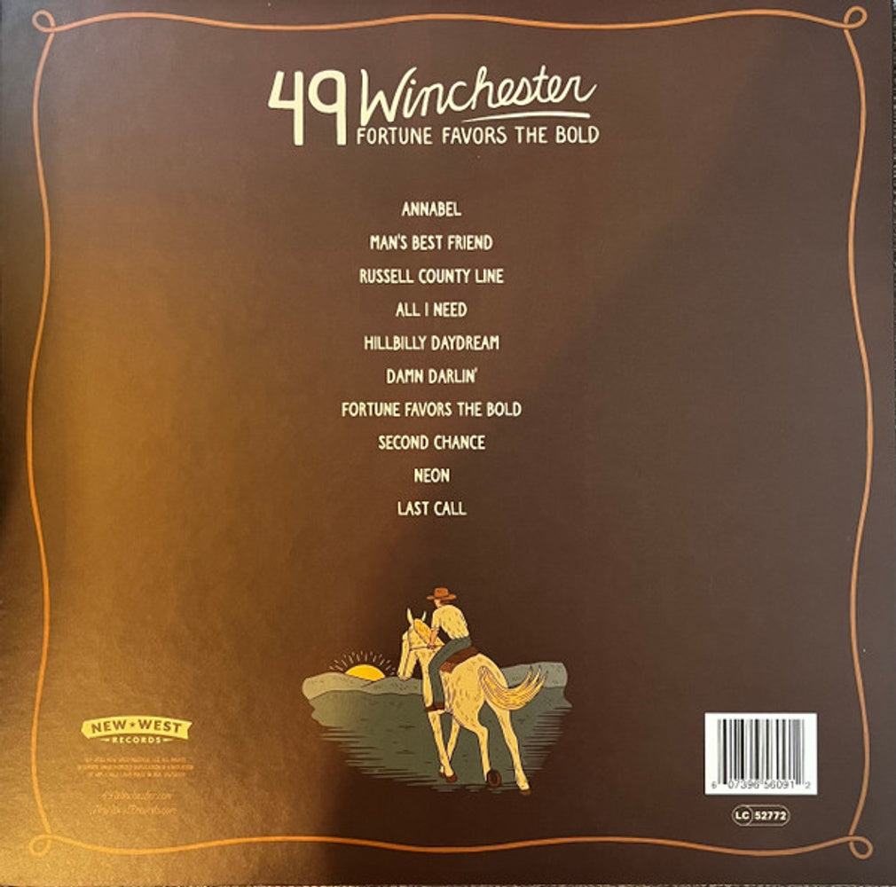 Back Cover: 49 Winchester – Fortune Favors The Bold Vinyl LP | Relix