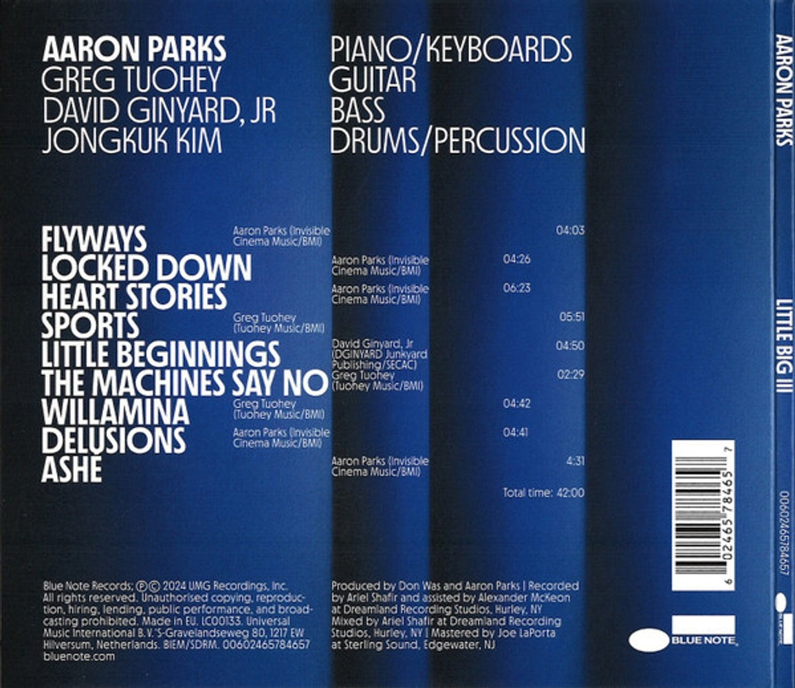 Back Cover: Aaron Parks – Little Big Iii CD | Relix