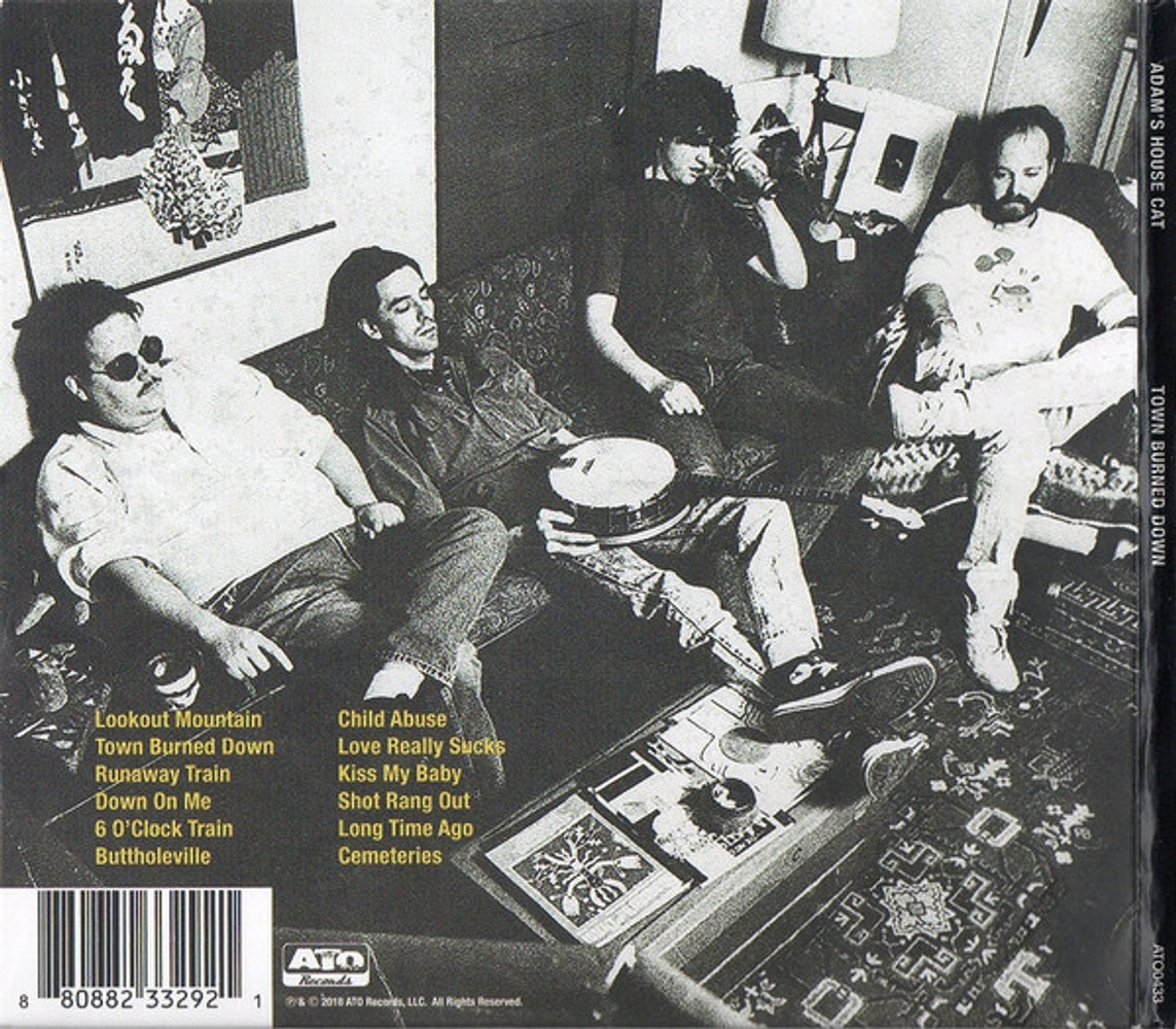 Back Cover: Adam's House Cat – Town Burned Down CD | Relix