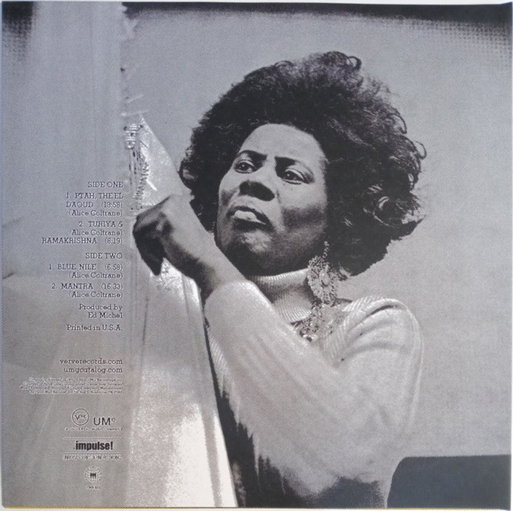 Back Cover: Alice Coltrane – Ptah The El Daoud (Verve By Request Series LP Vinyl) Vinyl LP | Relix