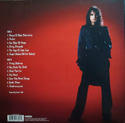 Back Cover: Alice Cooper – Dirty Diamonds (Limited Edition Transparent Red LP Vinyl) Vinyl LP | Relix