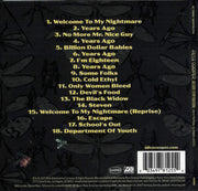 Back Cover: Alice Cooper – Welcome To My Nightmare: Live At The Forum Los CD | Relix