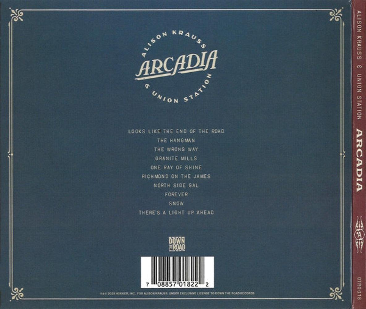 Back Cover: Alison Krauss & Union Station – Arcadia CD | Relix