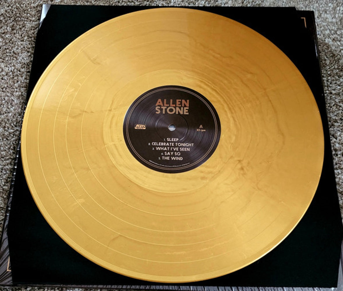 Back Cover: Allen Stone – Allen Stone (RSD Essential Indie Colorway 10th Anniversary Gold Nugget LP Vinyl) Vinyl LP | Relix