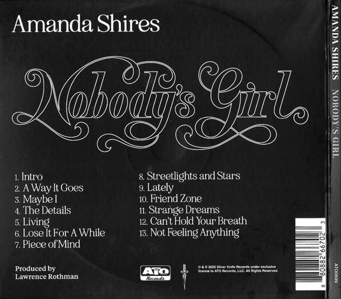 Back Cover: Amanda Shires – Nobody's Girl CD | Relix