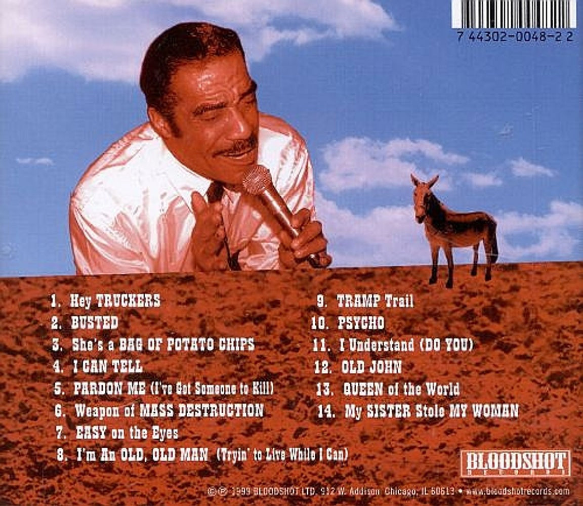 Back Cover: Andre Williams – Red Dirt CD | Relix