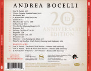 Back Cover: Andrea Bocelli – Romanza: 20th Anniversary Edition CD | Relix