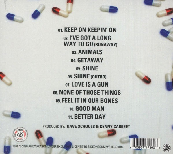 Back Cover: Andy Frasco & The UN – Keep On Keepin' On (Digipak CD) CD | Relix