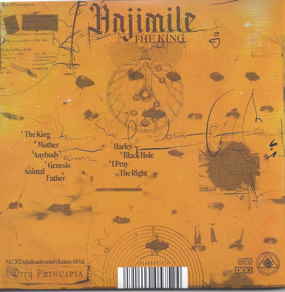 Back Cover: Anjimile – The King CD | Relix