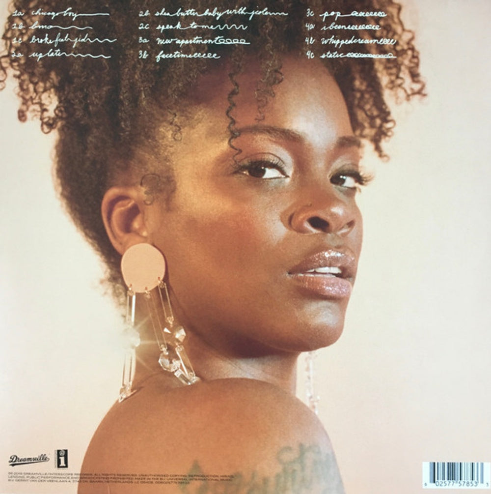Back Cover: Ari Lennox – Shea Butter Baby (LP Vinyl) Vinyl LP | Relix
