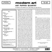 Back Cover: Art Pepper – Modern Art (Blue Note Tone Poet Edition, 180 Gram LP Vinyl) Vinyl LP | Relix