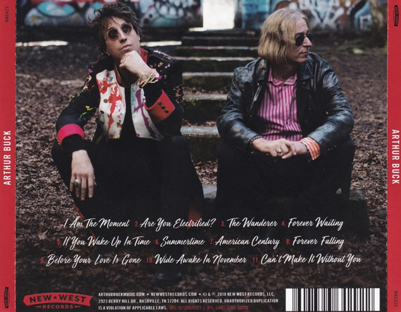 Back Cover: Arthur Buck – Arthur Buck CD | Relix