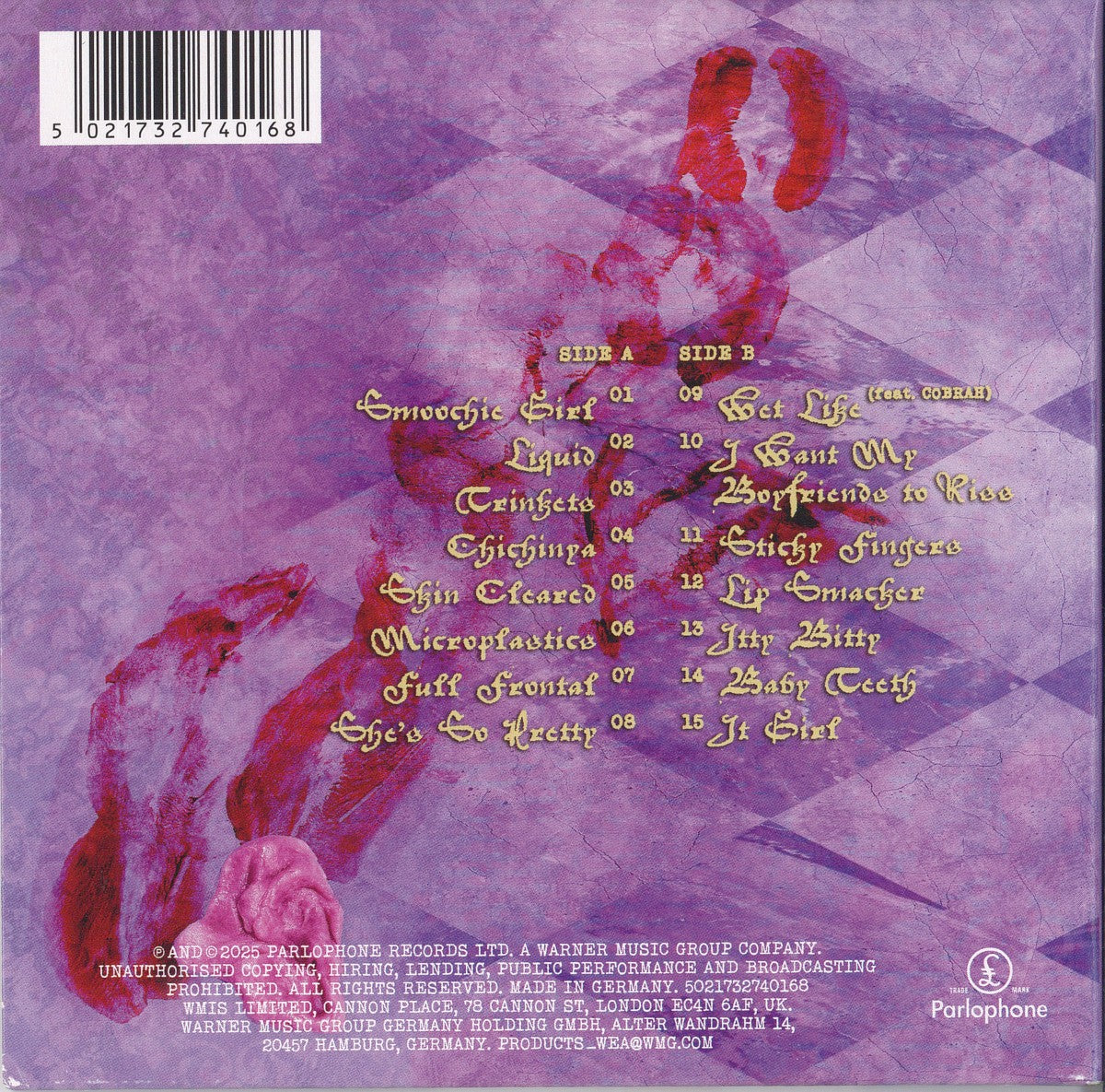 Back Cover: Ashnikko – Smoochies CD | Relix