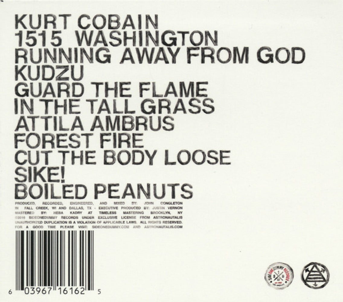 Back Cover: Astronautalis – Cut the Body Loose CD | Relix