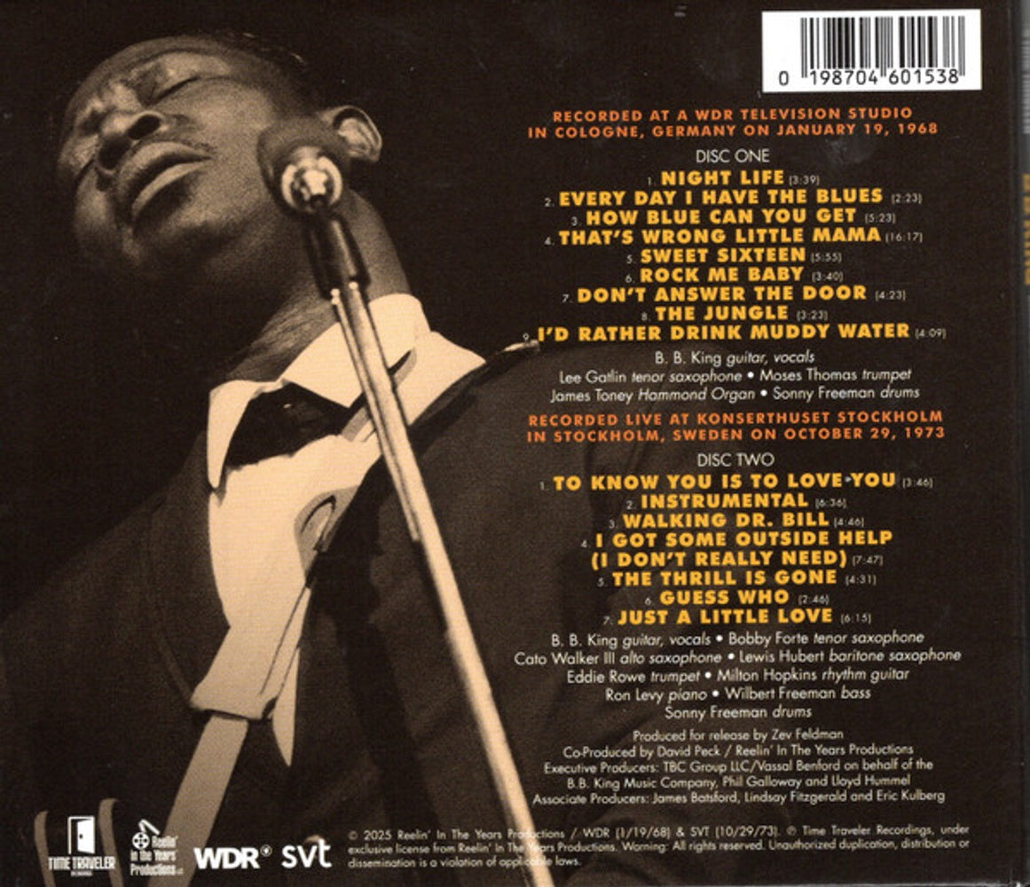 Back Cover: B.B. King – Broadcasting The Blues: Live From Germany CD | Relix
