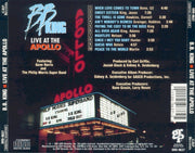 Back Cover: B.B. King – Live at the Apollo CD | Relix