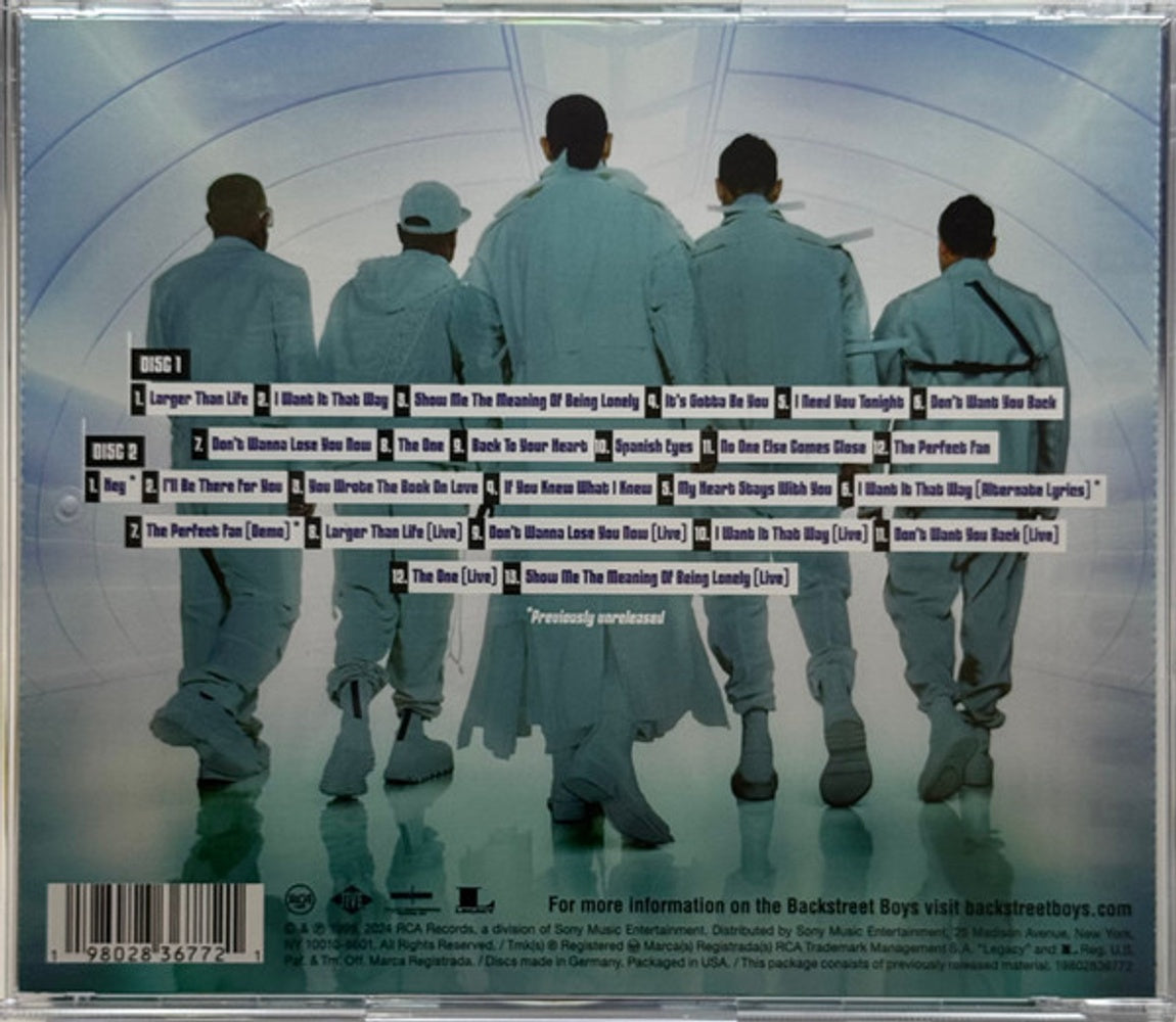 Back Cover: Backstreet Boys – Millennium 2.0 (25th Anniversary Edition)  (Deluxe CD) CD | Relix