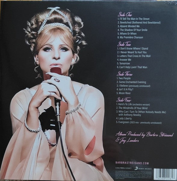 Back Cover: Barbra Streisand – EVERGREENS: Celebrating Six Decades on Columbia Records (2-LP Vinyl) Vinyl LP | Relix