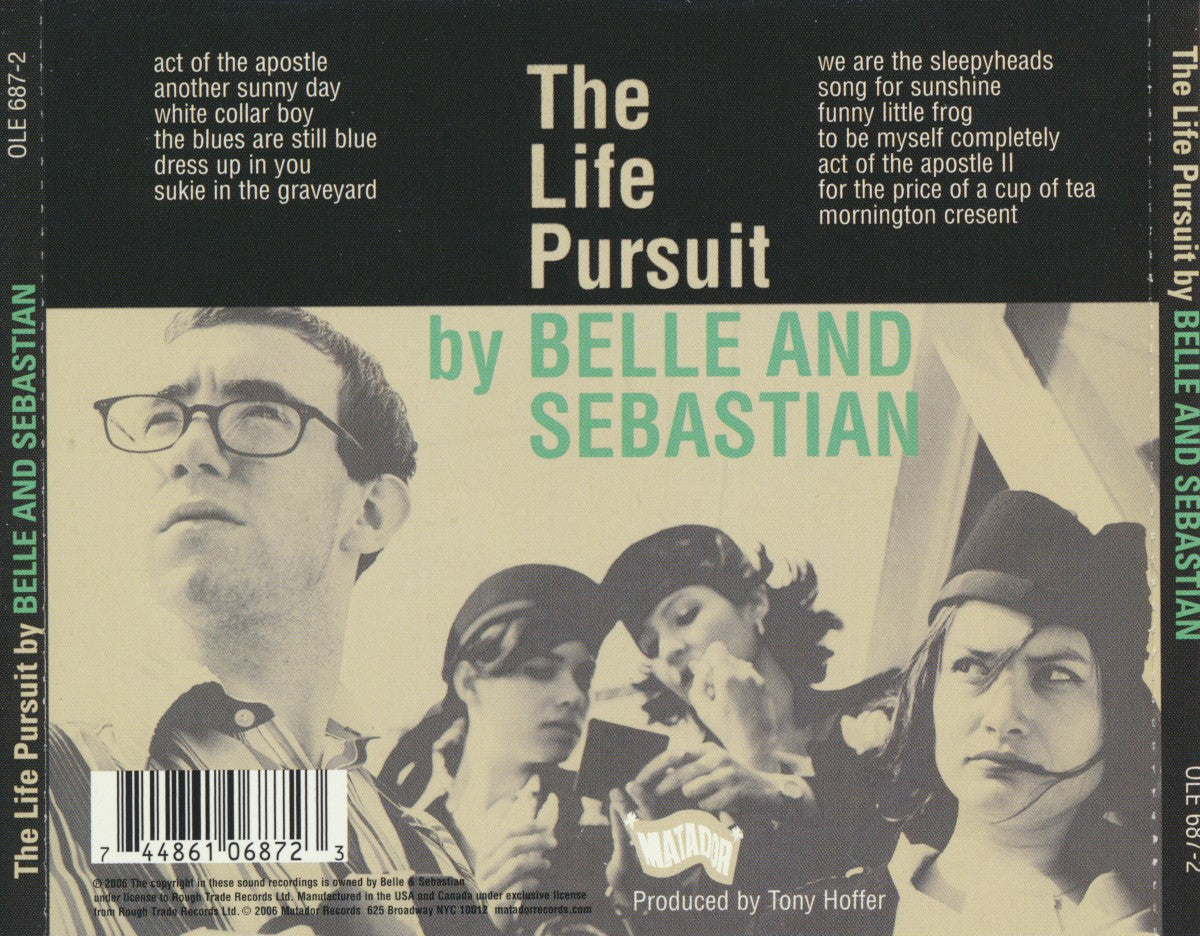 Back Cover: Belle And Sebastian – Life Pursuit Vinyl LP | Relix