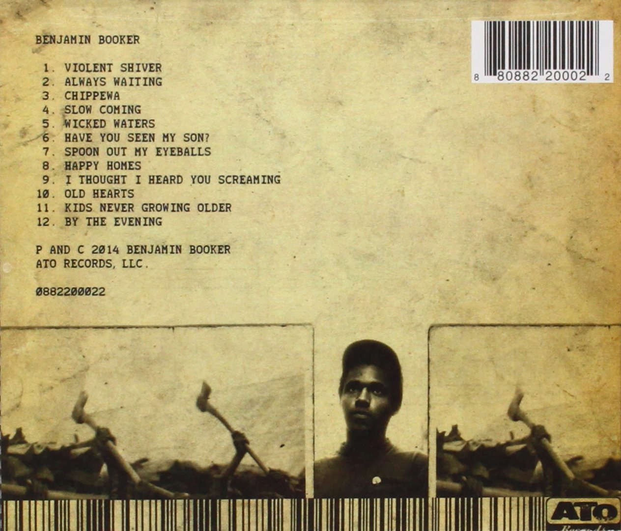 Back Cover: Benjamin Booker – Benjamin Booker CD | Relix