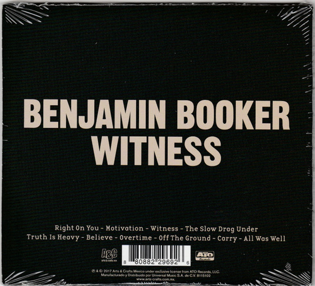 Back Cover: Benjamin Booker – Witness CD | Relix