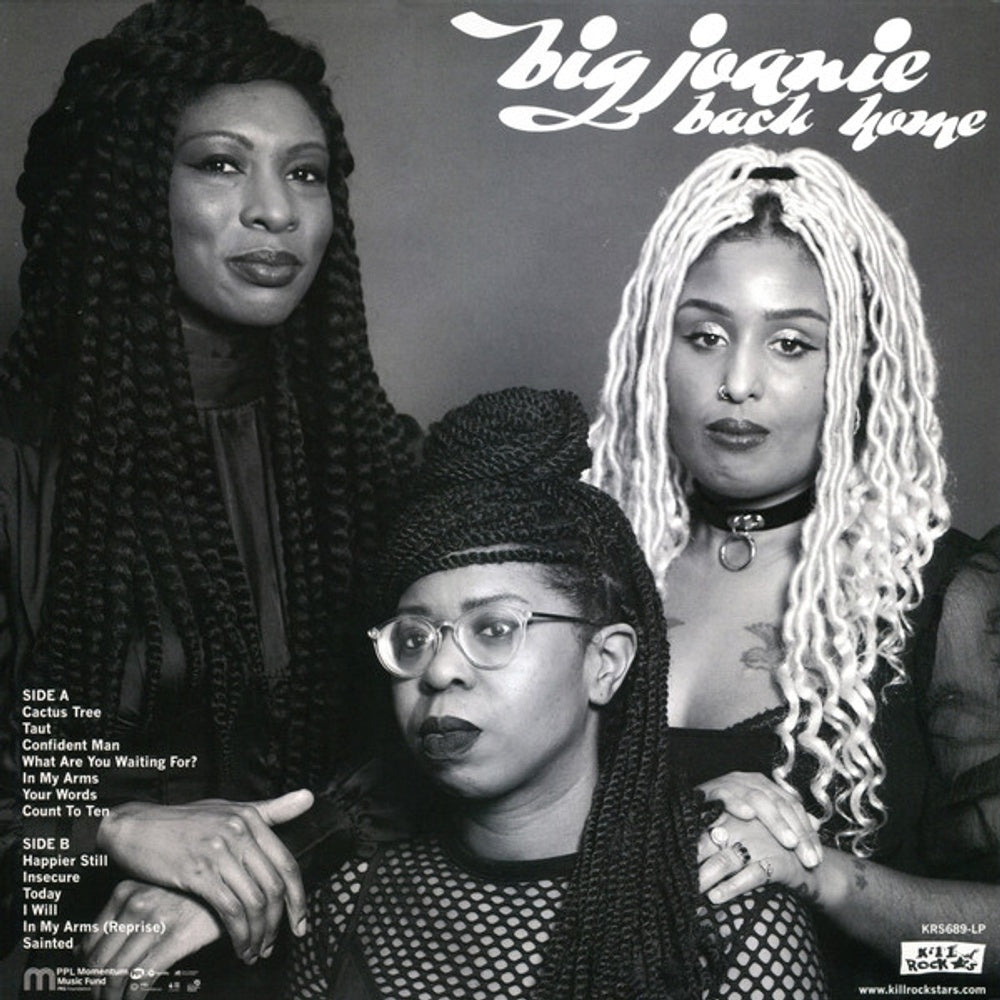 Back Cover: Big Joanie – Back Home Vinyl LP | Relix