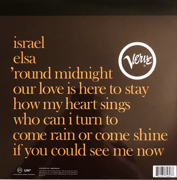 Back Cover: Bill Evans – Bill Evans: Trio '65 (Verve Acoustic Sounds Series LP Vinyl) Vinyl LP | Relix