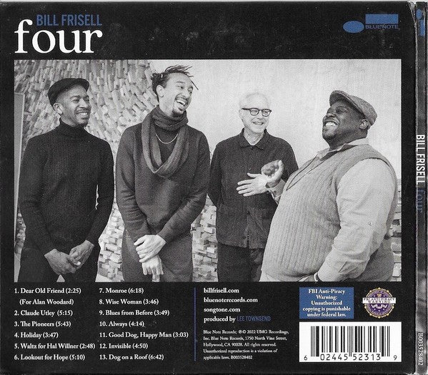 Back Cover: Bill Frisell – Four CD | Relix