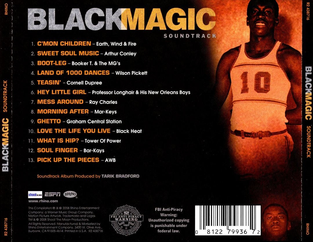 Back Cover: Black Magic – Black Magic (Original Soundtrack CD) CD | Relix
