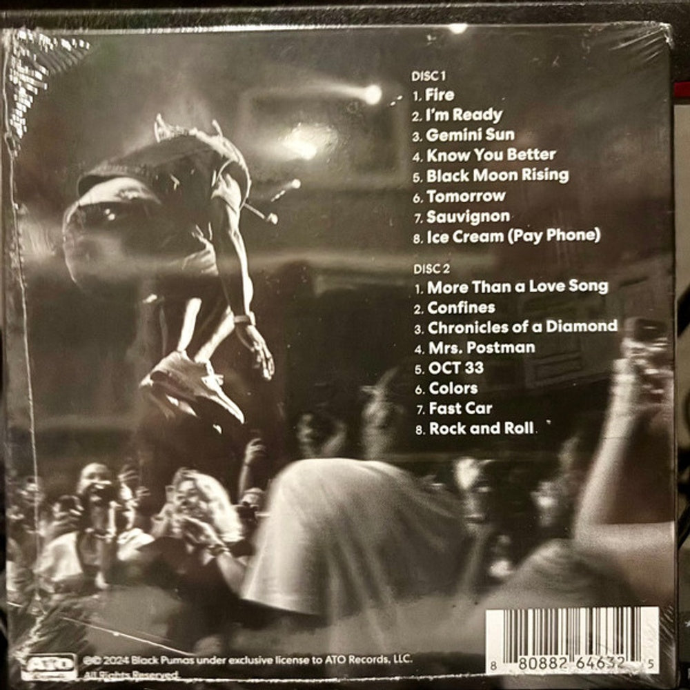 Back Cover: Black Pumas – Live From Brooklyn Paramount CD | Relix