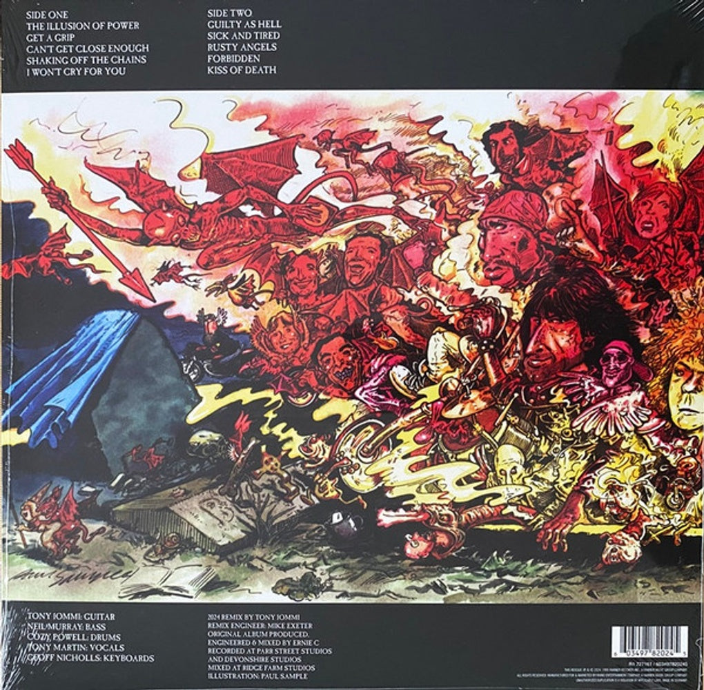 Back Cover: Black Sabbath – Forbidden (2024 Tony Iommi Remix LP Vinyl) Vinyl LP | Relix