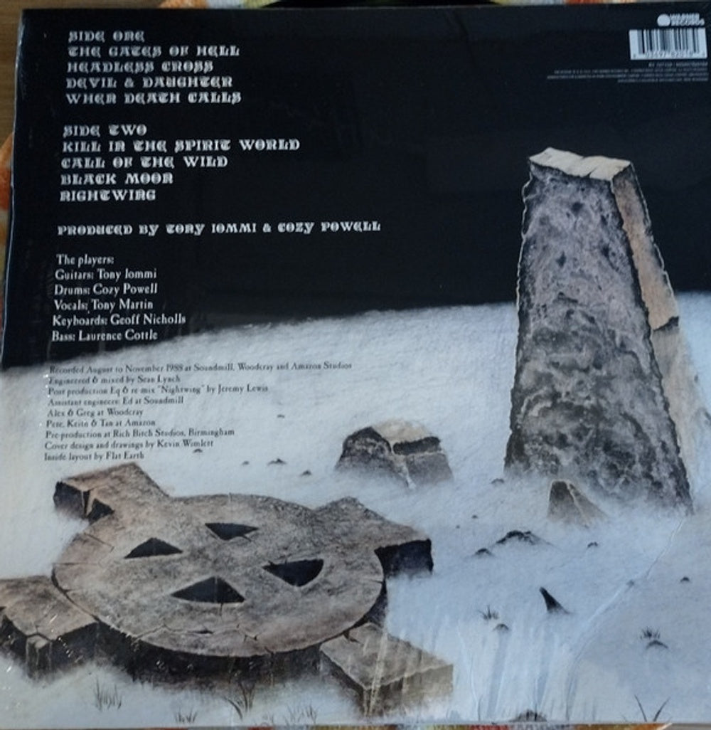 Back Cover: Black Sabbath – Headless Cross (2024 Remaster LP Vinyl) Vinyl LP | Relix