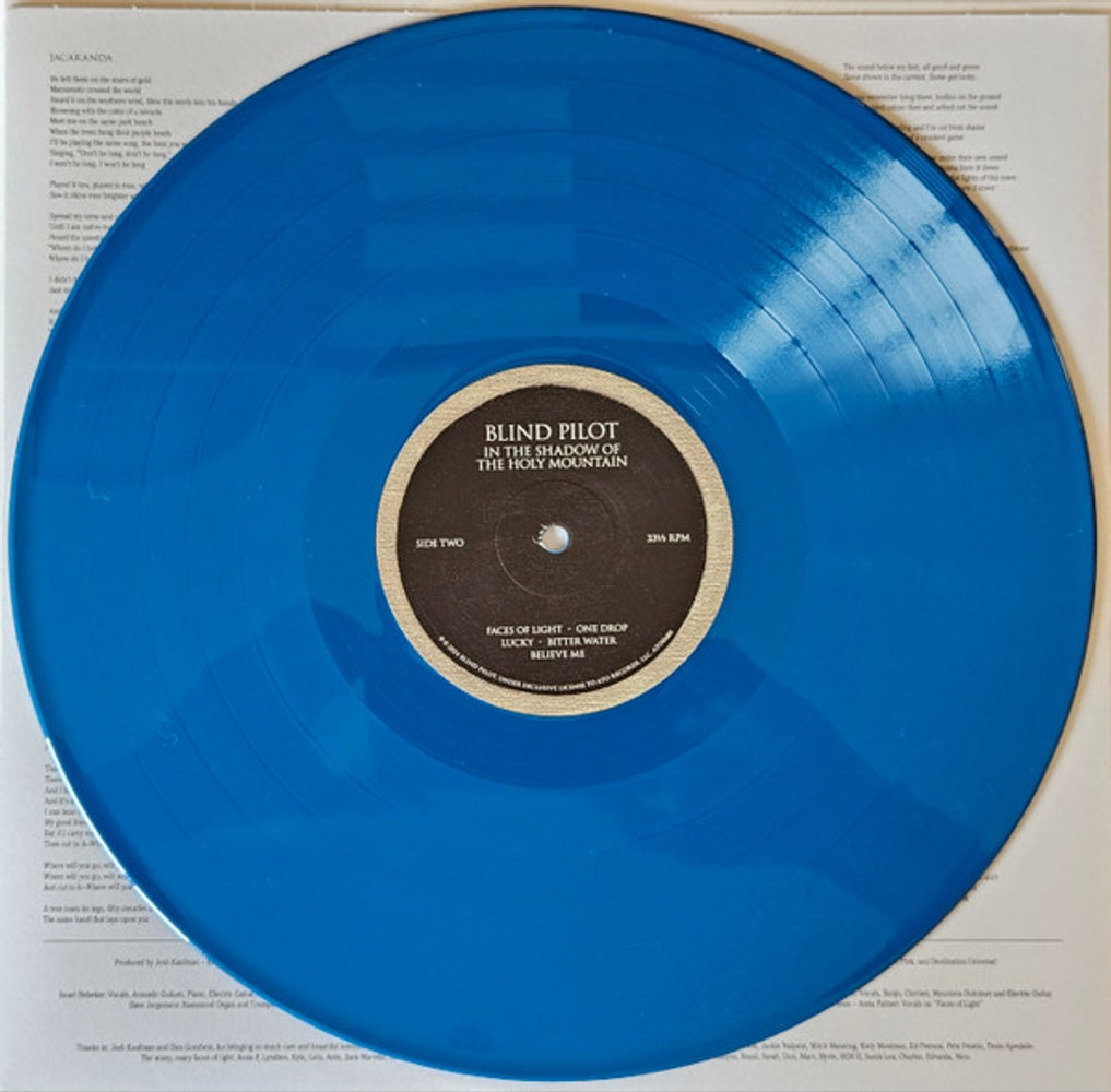 Back Cover: Blind Pilot – In The Shadow Of The Holy Mountain Vinyl LP | Relix