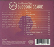 Back Cover: Blossom Dearie – Great Women Of Song: Blossom Dearie CD | Relix