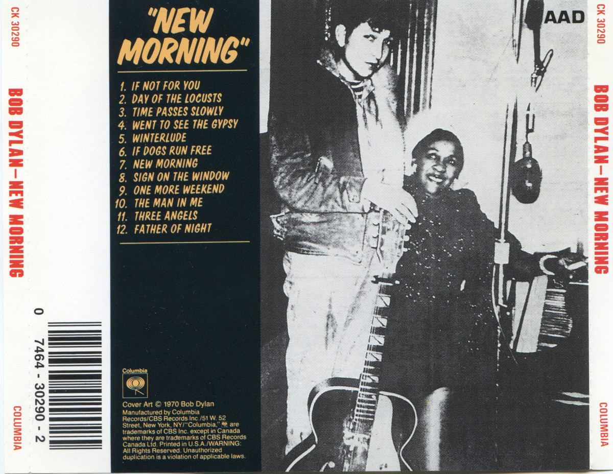 Back Cover: Bob Dylan – New Morning Vinyl LP | Relix