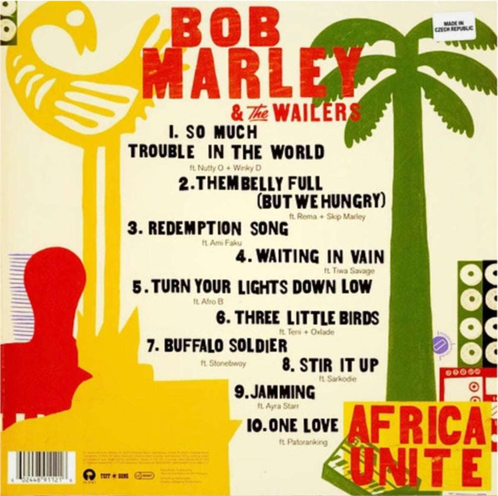 Back Cover: Bob Marley & The Wailers – Africa Unite (LP Vinyl) Vinyl LP | Relix