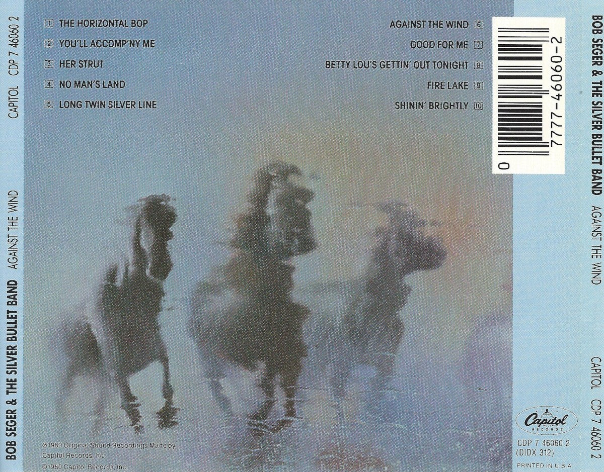 Back Cover: Bob Seger & The Silver Bullet Band – Against The Wind Vinyl LP | Relix