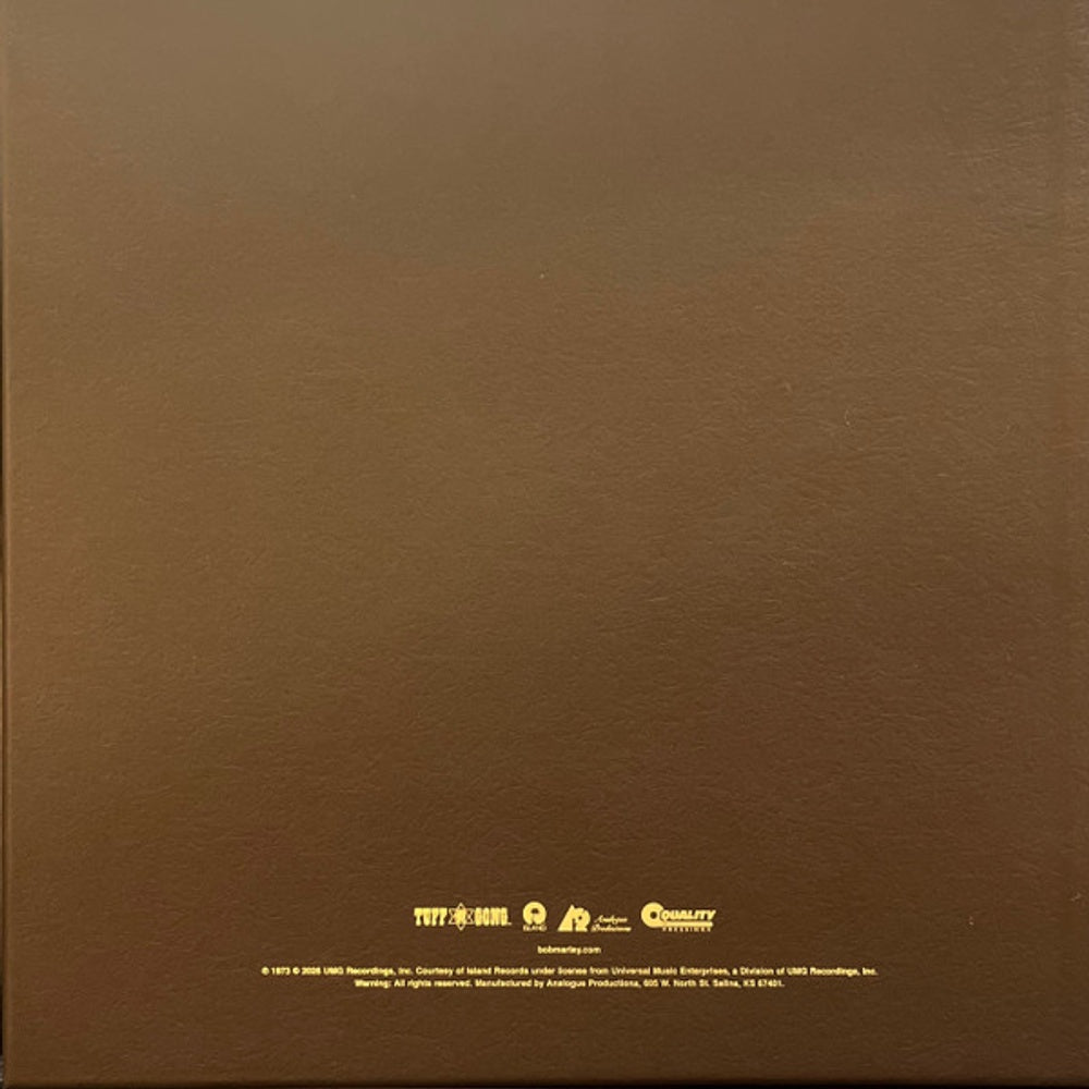 Back Cover: Bob & the Wailers Marley – Burnin (33 1/3 Rpm/180g/clarity LP Vinyl) Vinyl LP | Relix