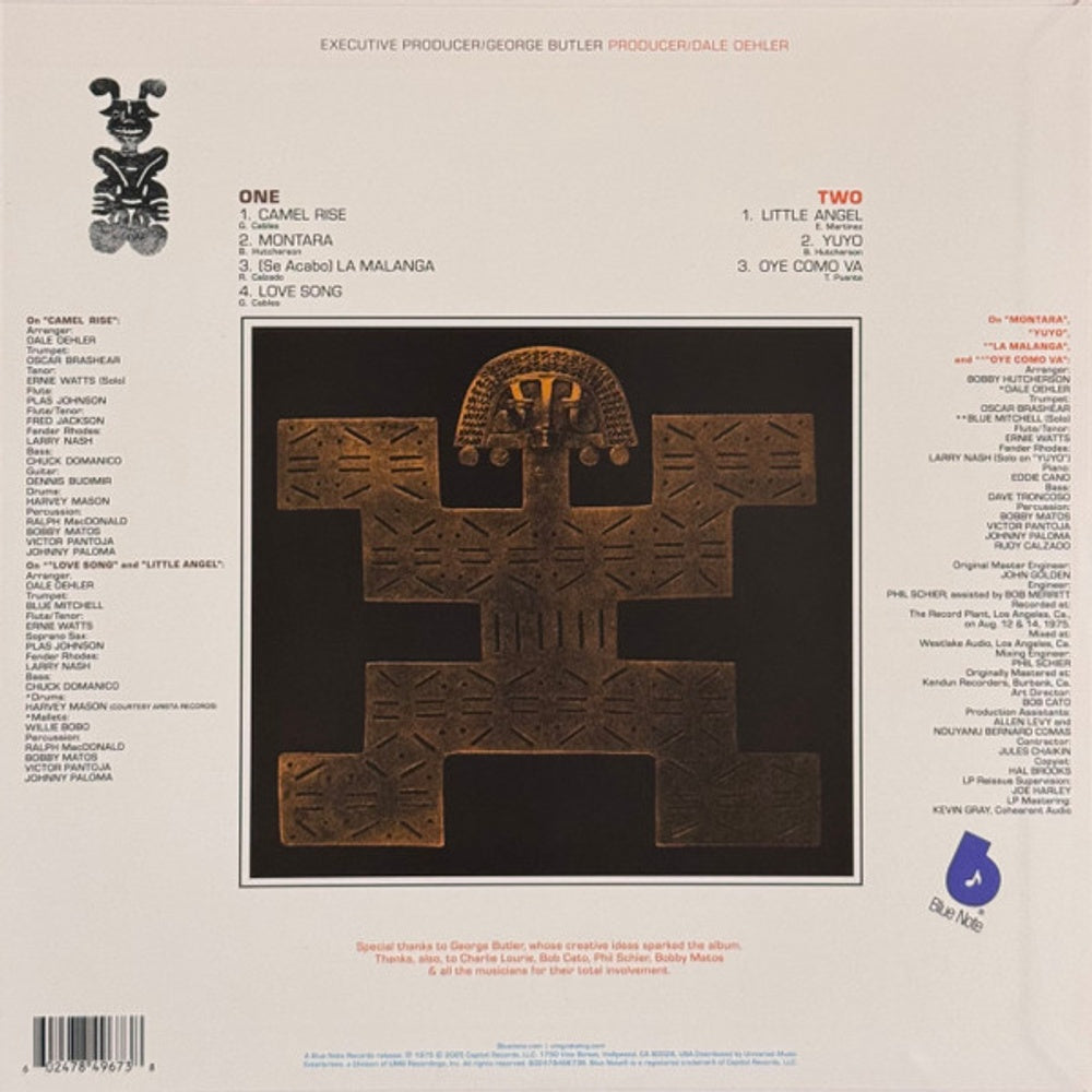 Back Cover: Bobby Hutcherson – Montara (Blue Note Tone Poet Edition, 180 Gram LP Vinyl) Vinyl LP | Relix