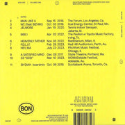 Back Cover: Bon Iver – VOLUMES: ONE "SELECTIONS FROM MUSIC CONCERTS 2019-2023 BON IVER 6 PIECE BAND" CD | Relix