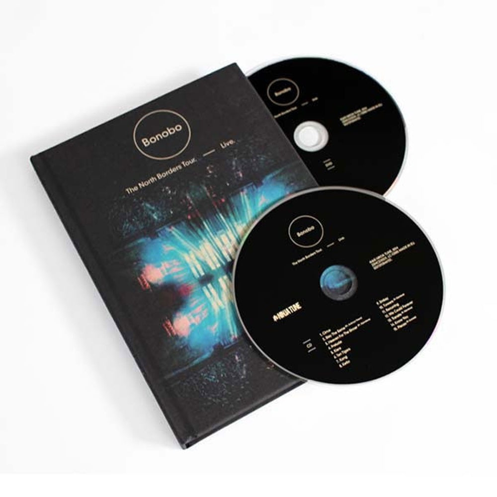 Back Cover: Bonobo – North Borders Tour: Live (Deluxe w/Book & DVD CD) CD | Relix