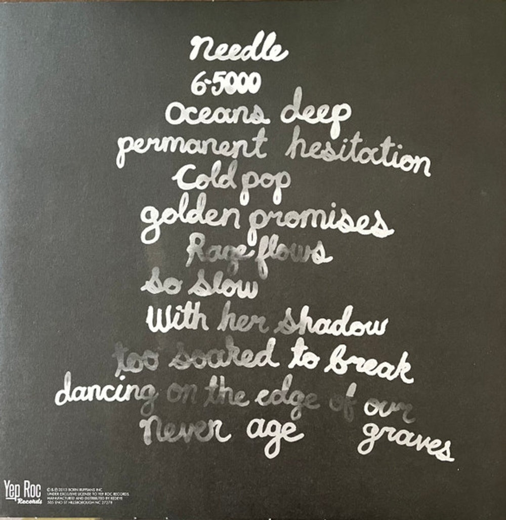Back Cover: Born Ruffians – Birthmarks (Blue, Clear, Aniv LP Vinyl) Vinyl LP | Relix