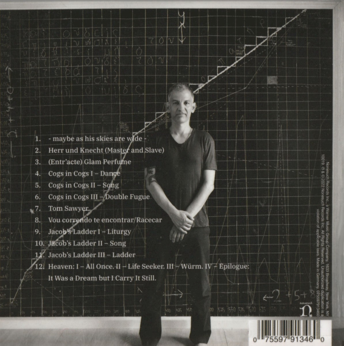 Back Cover: Brad Mehldau – Jacob's Ladder Vinyl LP | Relix