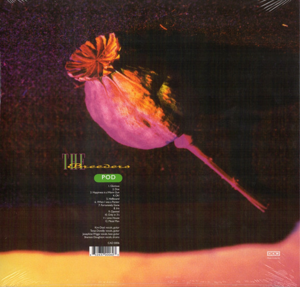 Back Cover: Breeders – Pod Vinyl LP | Relix