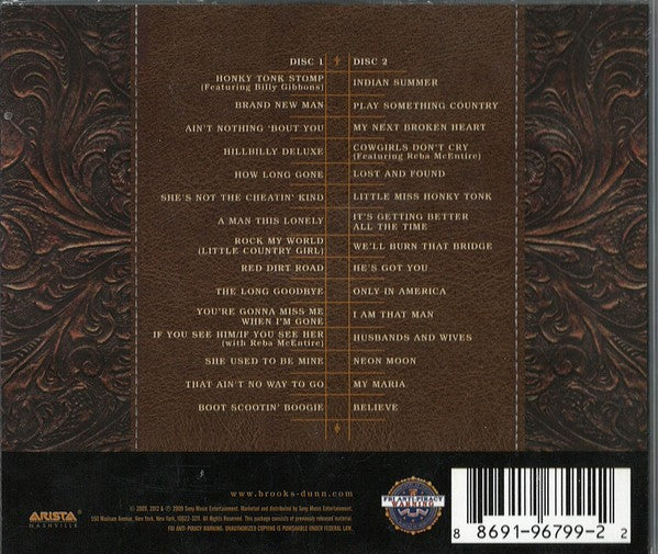 Back Cover: Brooks & Dunn – The Essential Brooks & Dunn CD | Relix