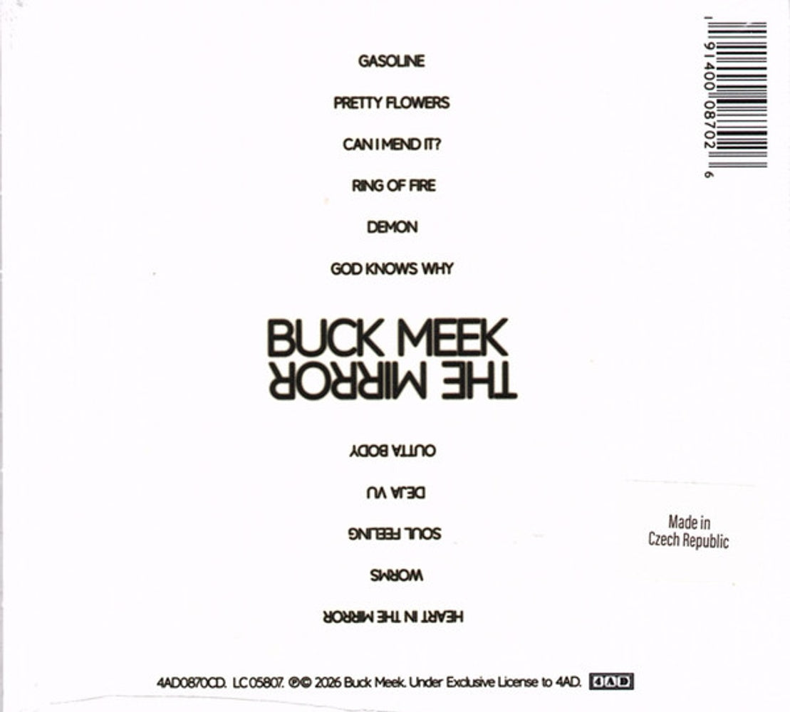 Back Cover: Buck Meek – Mirror CD | Relix