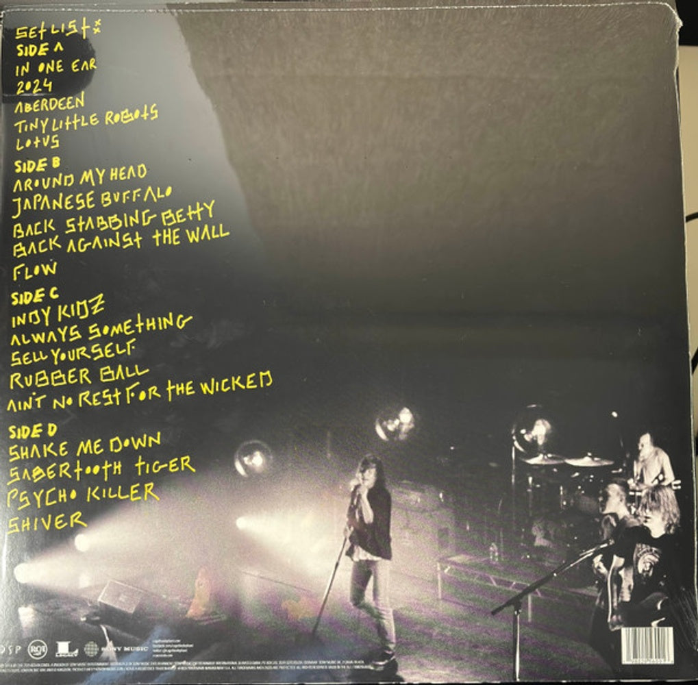 Back Cover: Cage The Elephant – Live From The Vic In Chicago (RSD Black Friday 2025 LP Vinyl) Vinyl LP | Relix
